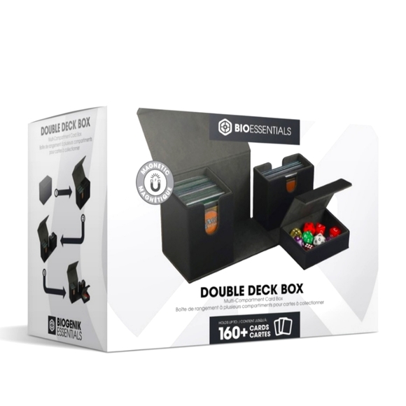 💥 BioEssentials Double Deck Box - Holds 160+ Cards - New in Box - Picture 1 of 4